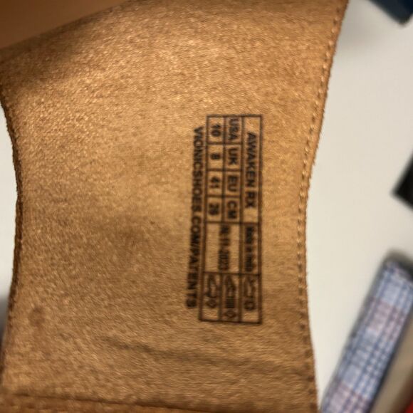 Vionic Tan Leather Comfort Sandals Womens Size 10 Adjustable Strap Orthotic Shoe - Picture 6 of 9